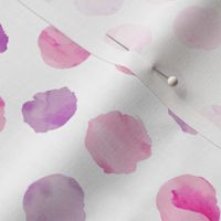 watercolor dots pastel pink & purple