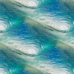 surfer's wave - painting effect