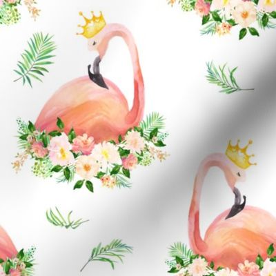 Floral Flamingo / Free Falling