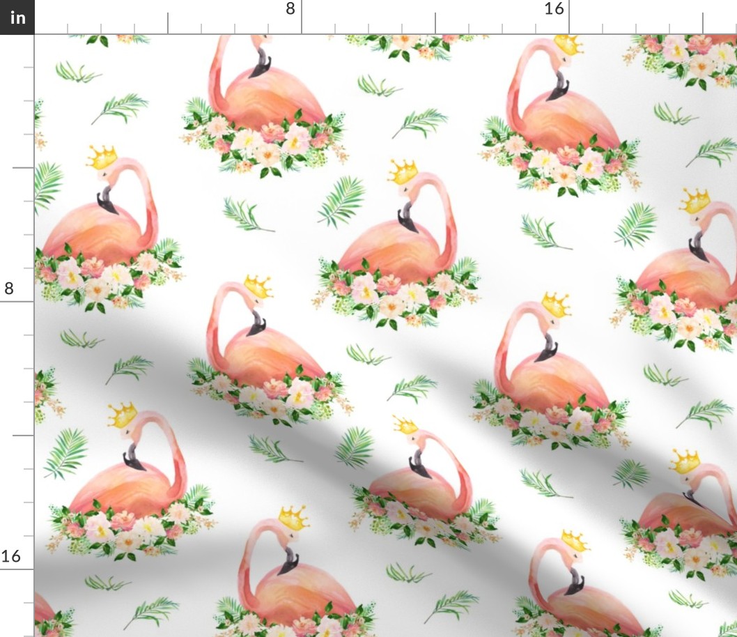 Floral Flamingo / Free Falling