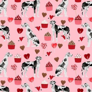 great dane valentines fabric cute black and white dog design best great danes fabric design