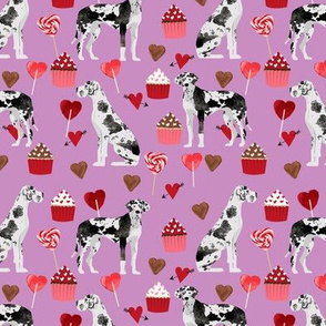 great dane valentines fabric cute black and white dog design best great danes fabric design