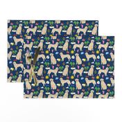 golden retriever beach fabric summer dog fabric golden retrievers fabric