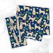 golden retriever beach fabric summer dog fabric golden retrievers fabric