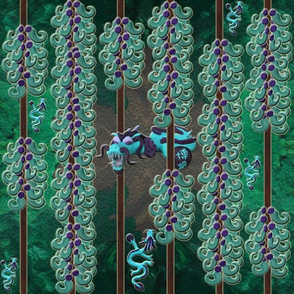 Jade vine dragon