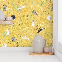 Ambrosia Bunny Field (butter Yellow Linen) MED 