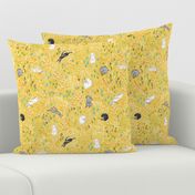 Ambrosia Bunny Field (butter Yellow Linen) MED 