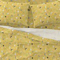 Ambrosia Bunny Field (butter Yellow Linen) MED 