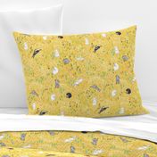 Ambrosia Bunny Field (butter Yellow Linen) MED 