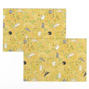 Ambrosia Bunny Field (butter Yellow Linen) MED 