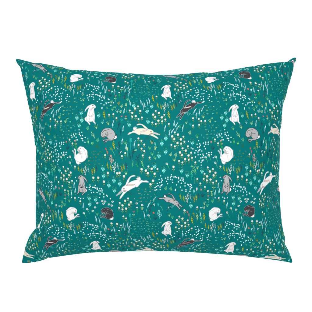 Ambrosia Bunny Field  (teal)