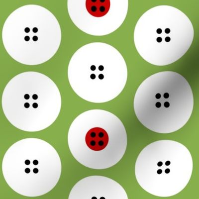 Button polka dots with some red centers by Su_G_©SuSchaefer