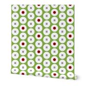 Button polka dots with some red centers by Su_G_©SuSchaefer