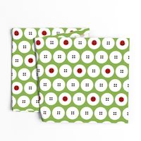 Button polka dots with some red centers by Su_G_©SuSchaefer