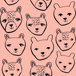 nursery animal baby fabric cute bears 