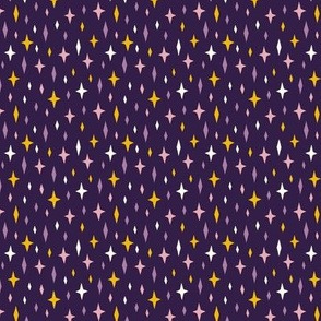 Unicorn stars sky purple dark (small)