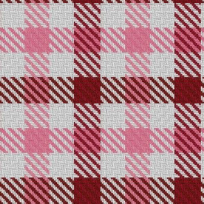 Cranberry and Pink Plaid