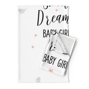 Sweet Dreams Baby Girl - 2 Yards