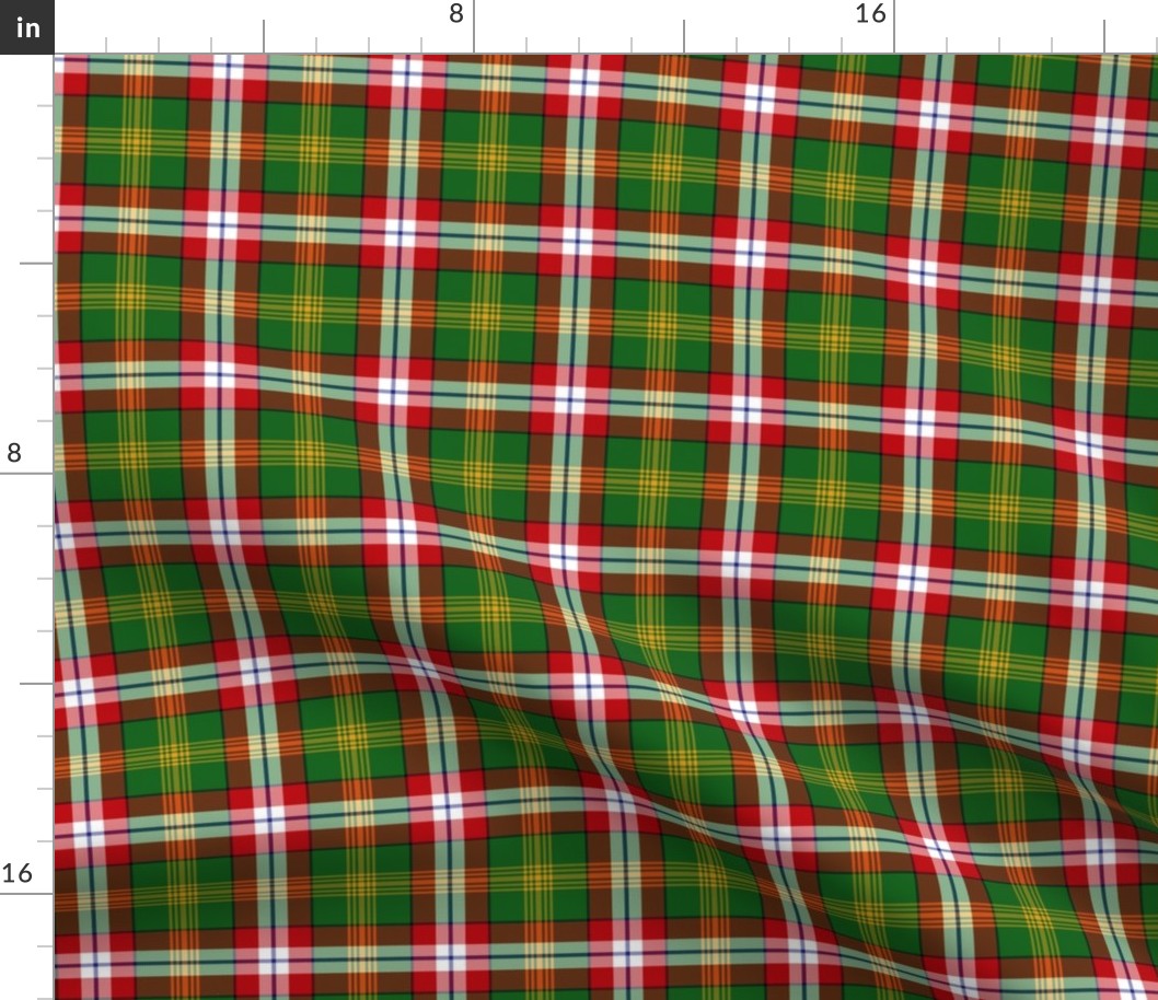 Northwest Territories official tartan, 3"