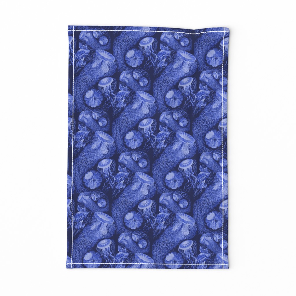 Jellyfish Swarm ~ Royal Blue and White ~ Small 