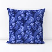 Jellyfish Swarm ~ Royal Blue and White ~ Small 