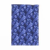 Jellyfish Swarm ~ Royal Blue and White ~ Small 