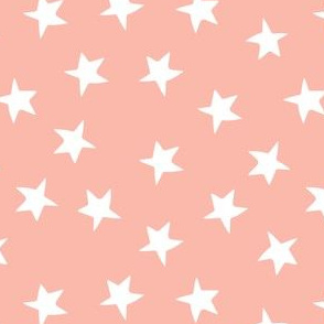 stars // blush star fabric nursery baby fabric