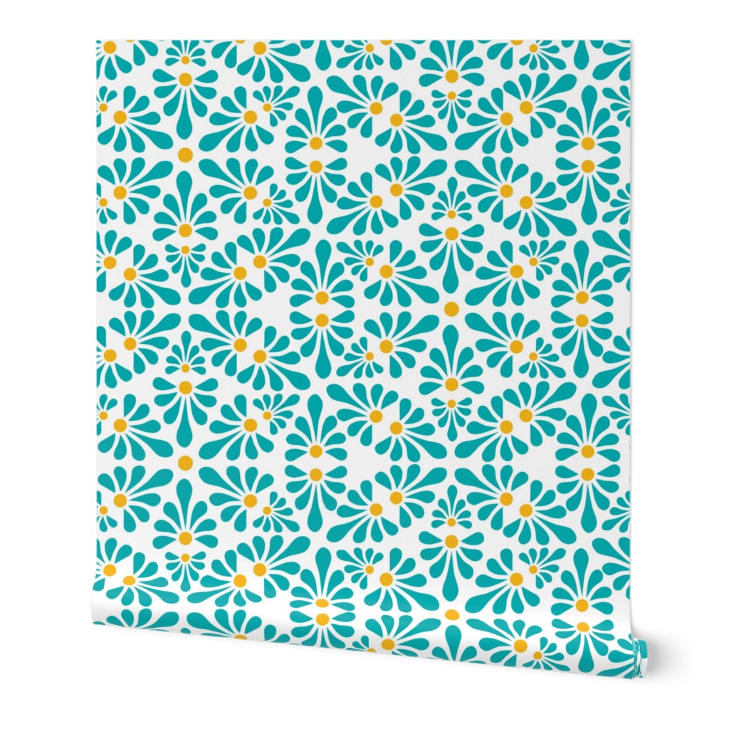 Talavera XXL Turquoise and Yellow