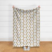 LARGE Button Polka Dots on a Riot on Greenery by Su_G_©SuSchaefer