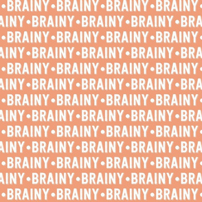 Brainy Text | Dark Salmon