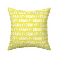Brainy Text | Yellow