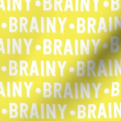 Brainy Text | Yellow