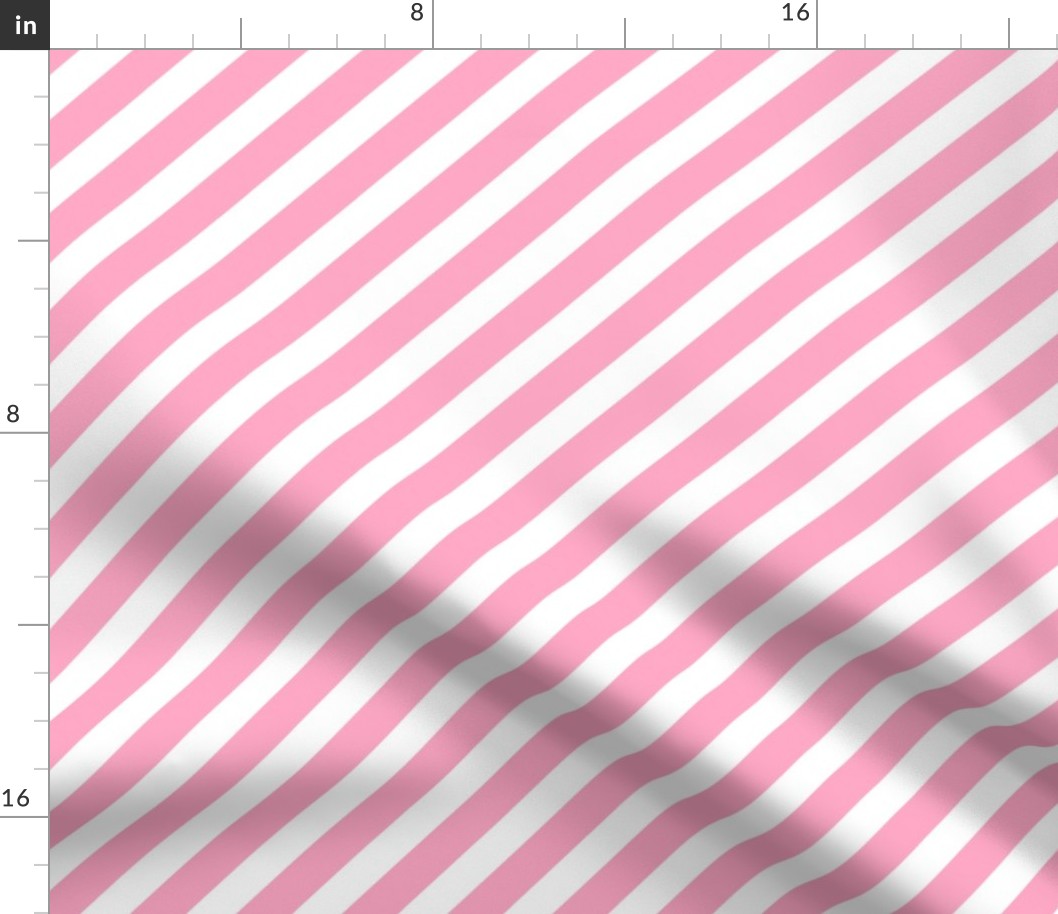 diagonal stripes // pink stripes fabric pink stripe fabric