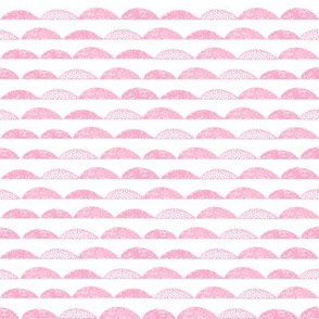 scallop // pink scallops fabric nursery baby design