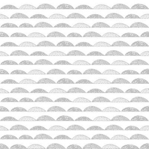 scallop // grey scallops fabric grey nursery baby design