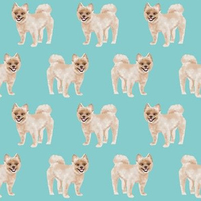 Shorthaired Pomeranian Fabric Cute Dog Spoonflower