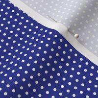 16-05c Tiny White Polka Dot on Royal Blue_Miss Chiff Designs