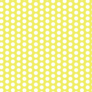 16-13AR White Polka Dots on Lemon Yellow_Miss Chiff Designs