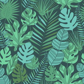 tropical plantation pattern