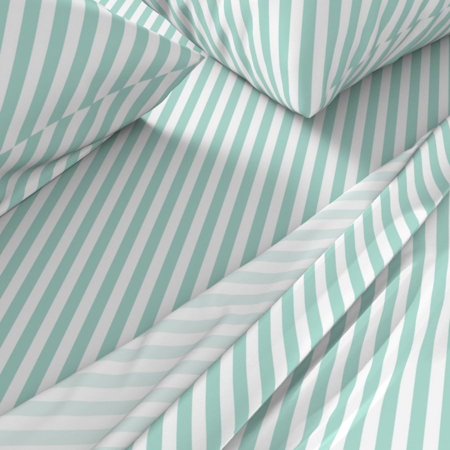 diagonal stripes // aqua