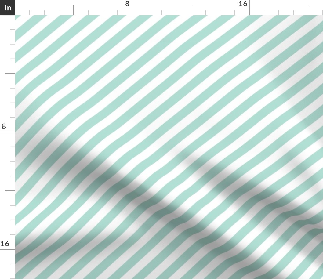 diagonal stripes // aqua