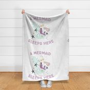 A Mermaid Sleeps Here Baby Blanket // Laguna Blonde