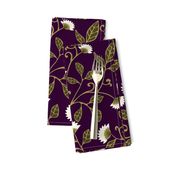 Aubergine Vine Fabric