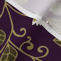 Aubergine Vine Fabric