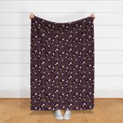 Aubergine Vine Fabric