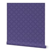 faux sashiko circles on purple