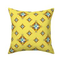 Deco Diamonds large yellow