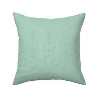 faux sashiko scallop on mint green