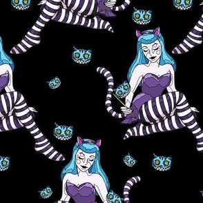 Cheshire Cat pinup girl