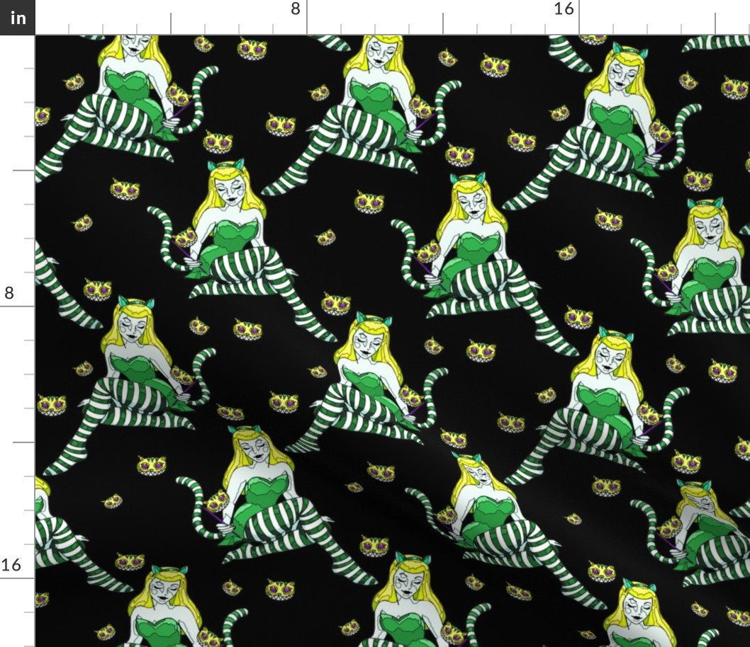 Cheshire Cat yellow and green